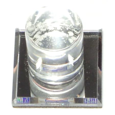 Midwest Fastener 1" x 1" Clear Mirror Knobs 3PK 66216